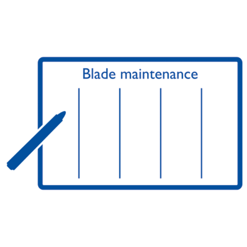 Blade maintenance